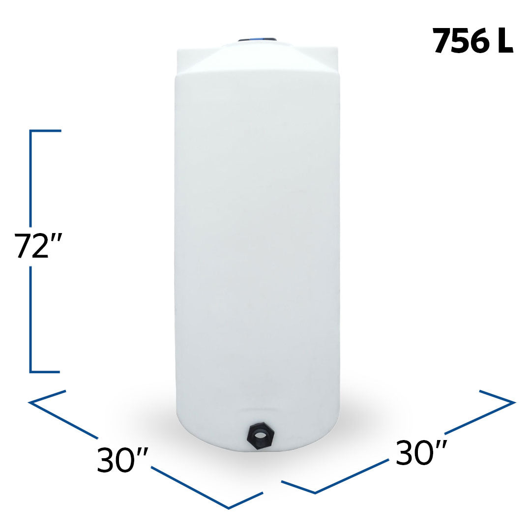 Dome-Top Vertical Storage Tanks at BARR Plastics