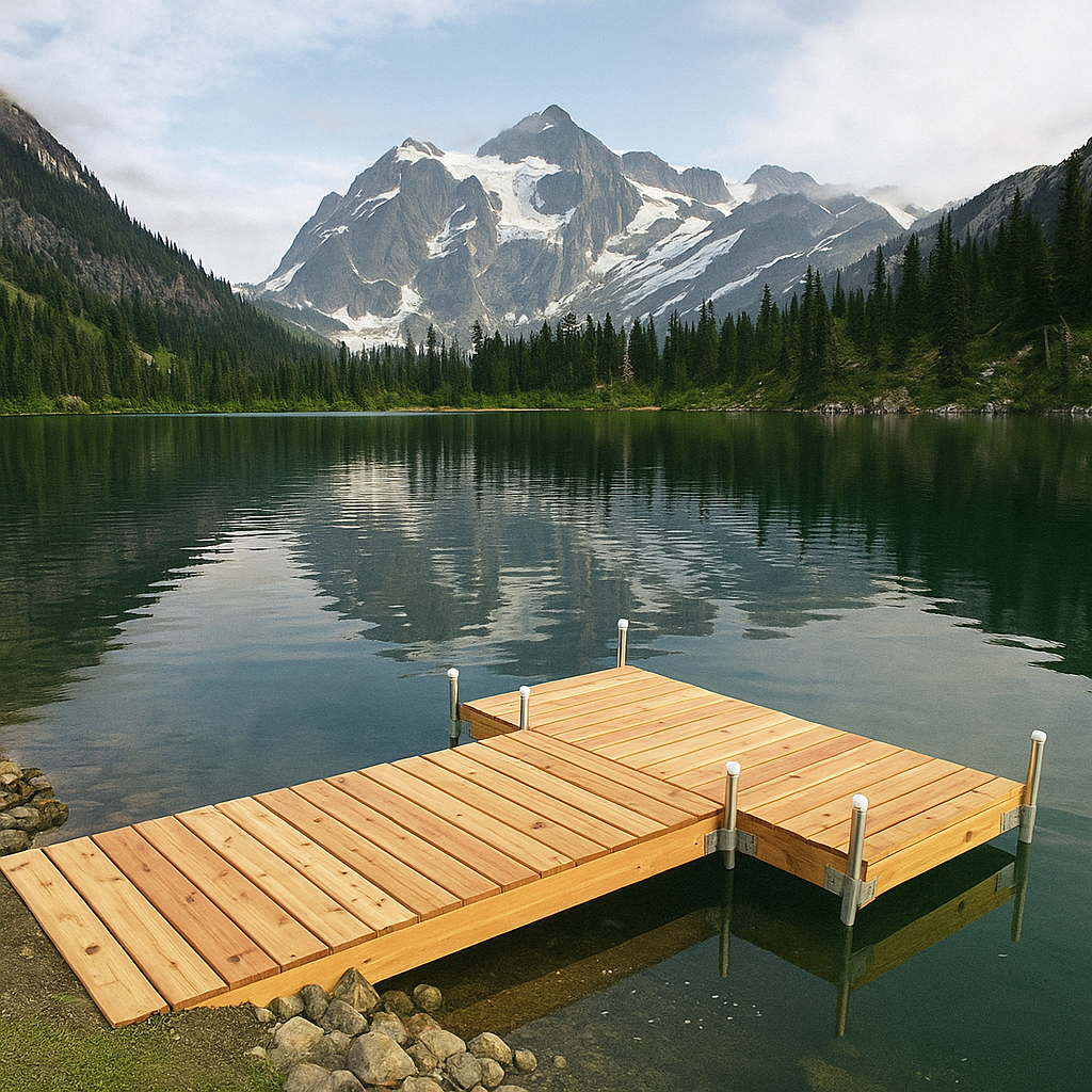 DIY Wooden Frame Dock Building Kit