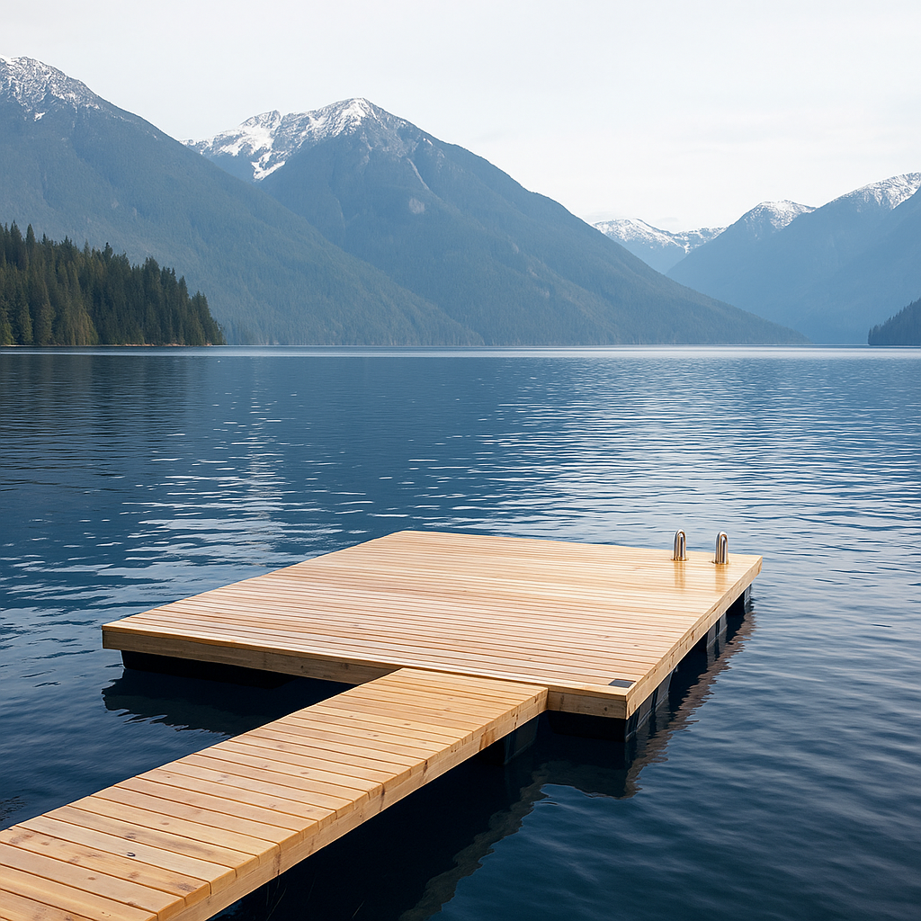 DIY Wooden Frame Dock Building Kit