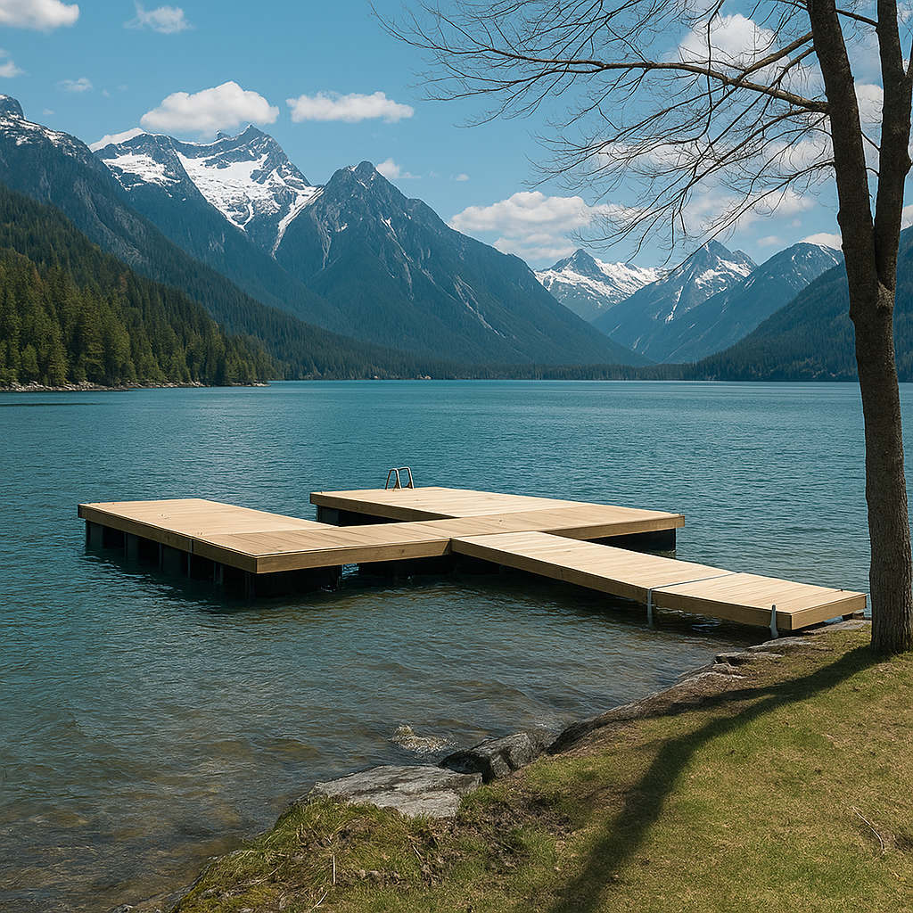 DIY Wooden Frame Dock Building Kit