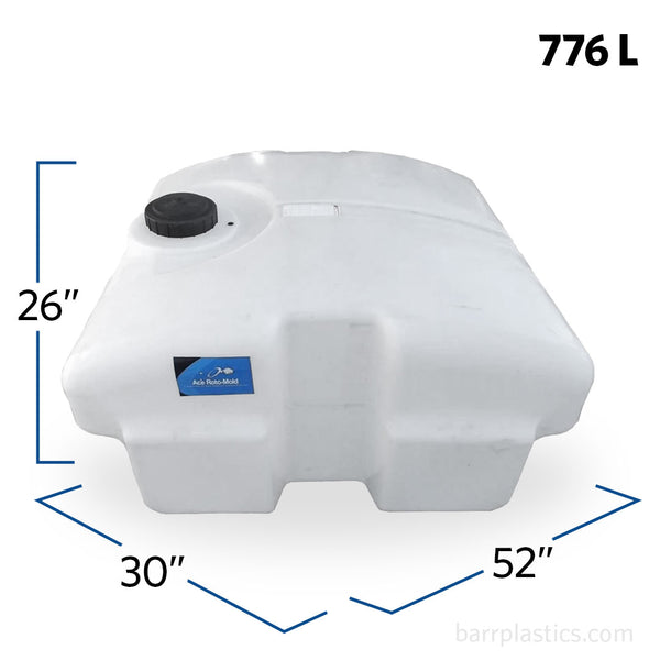 ballaholic pick up playground tank サイズXL 205 Gallon Plastic Pick Up Truck Water Storage Tank | PU0205-52