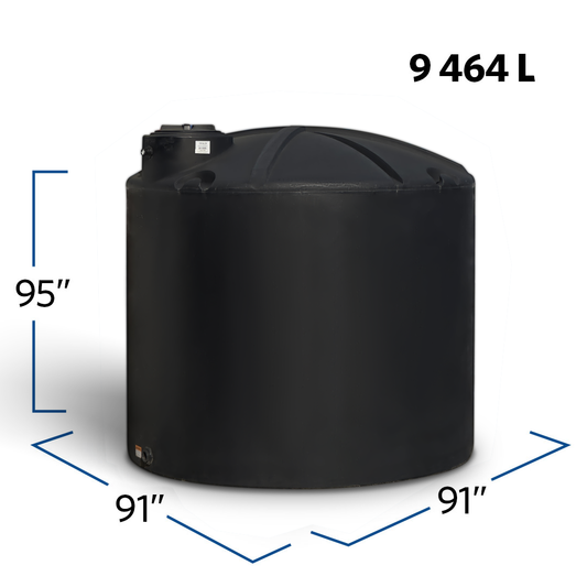2500 Gallon Plastic Vertical Water Storage Tank | 44522