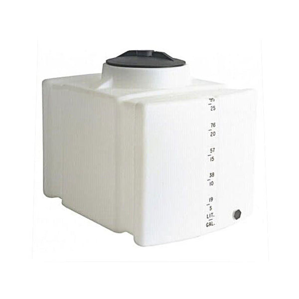 26 Gallon Plastic Portable Flat Bottom Utility Tank | 43835 | BARR Plastics