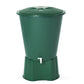 510L GRAF Classic Green Round Rain Barrel with Lid & Tap | 500214