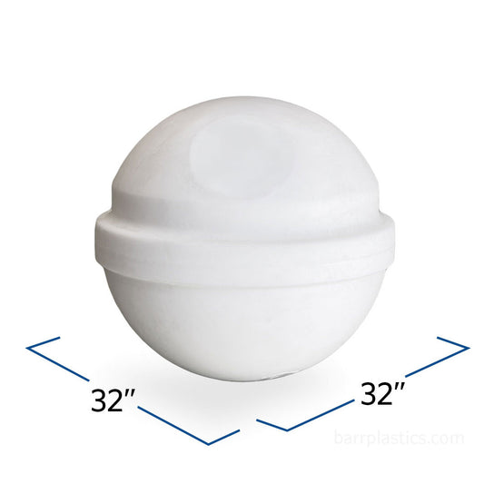 32" FOAM FILLED MOORING BUOY W/O STRIPE   | FFMB-3232