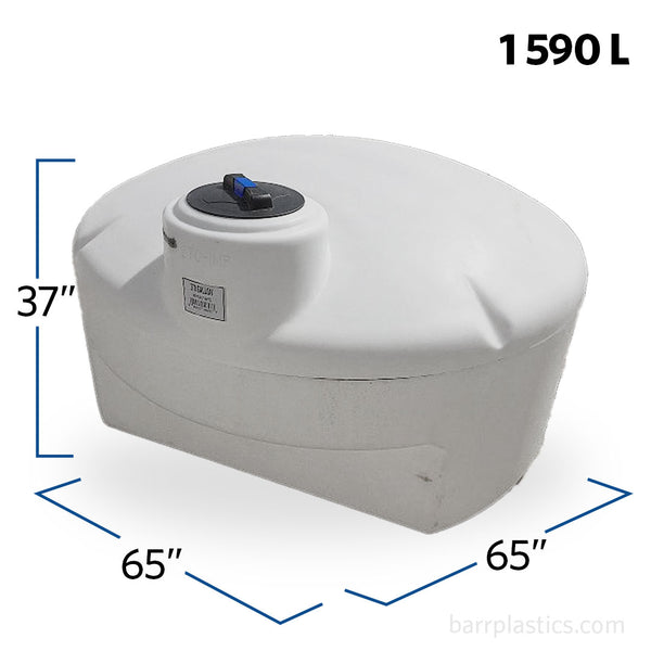 420 Gallon Plastic Pick Up Truck Water Storage Tank | 41227 | BARR