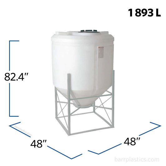 500 Gallon 45 Degree Cone Bottom Tank | 43850