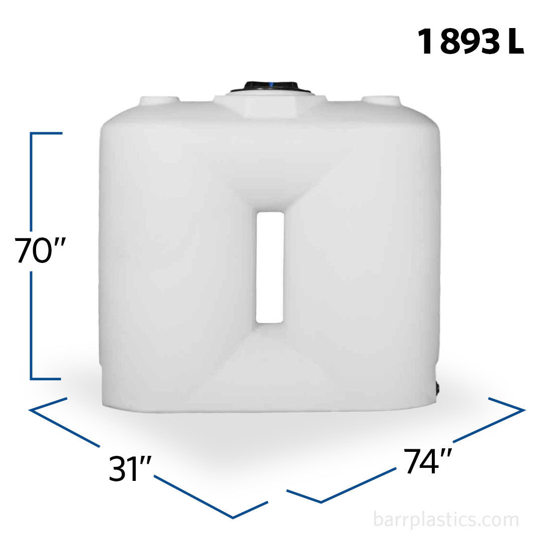 500 Gallon Plastic Doorway Water Storage Tank | 43616 | BARR Plastics