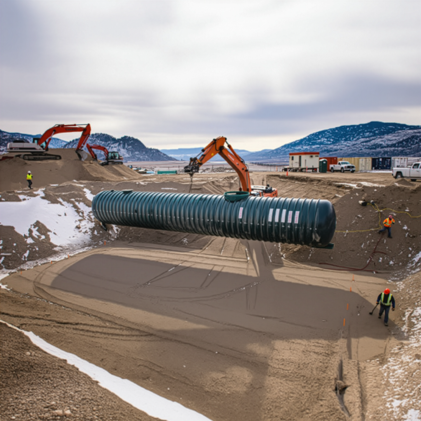 Belowground Fibreglass (FRP) Tanks