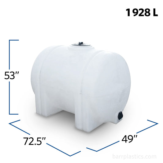 525 Gallon Plastic Horizontal Leg Tank | 41229