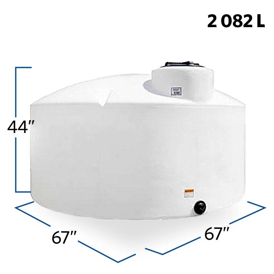 550 Gallon Plastic Vertical Liquid Storage Tank | 40023 | BARR Plastics