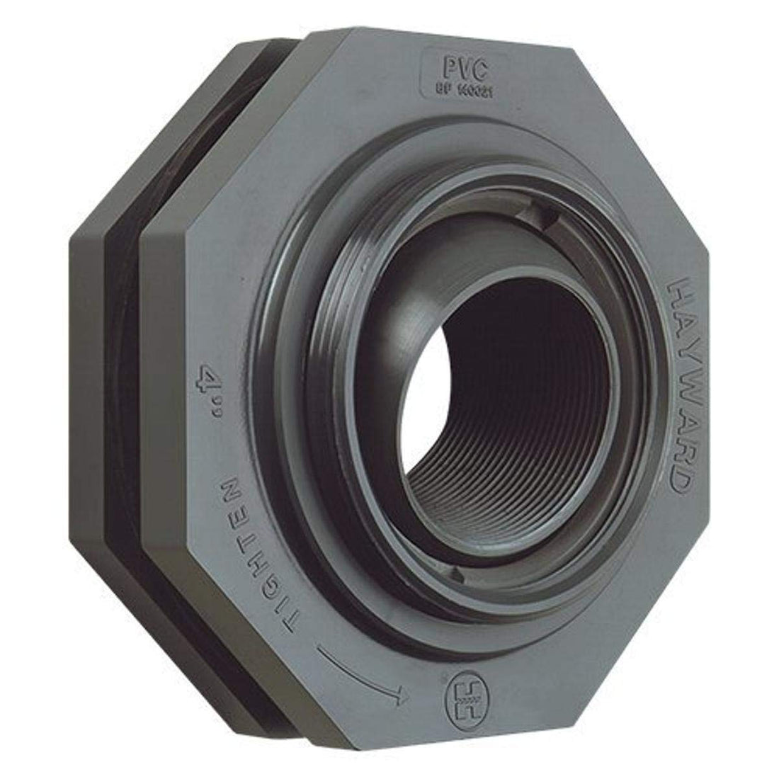 2" PVC/FPM Self Aligning Bulkhead Fitting Tank Adapter Threaded SF10