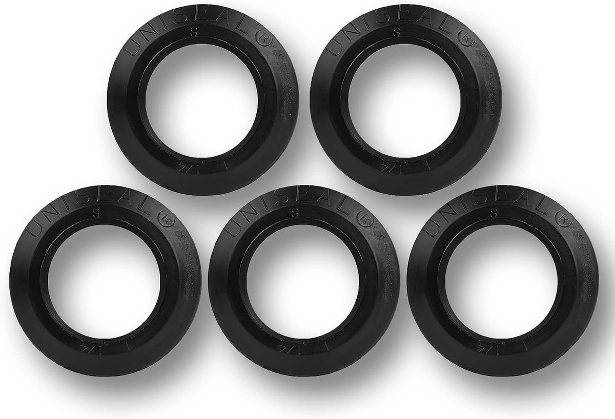 1 1/4"UNISEAL Flexible Tank Adapter (Bulkhead) - 5 Pack