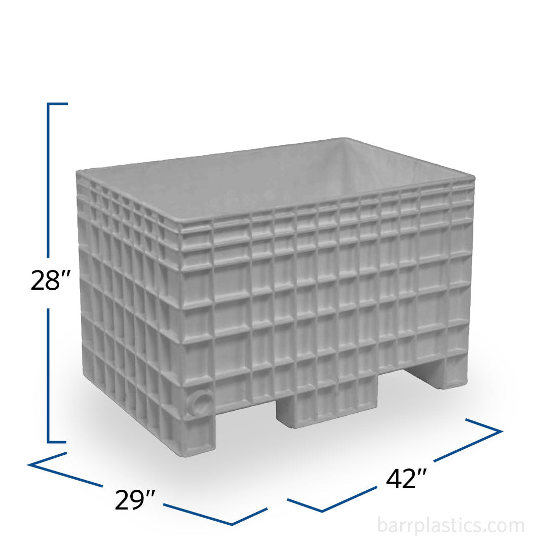 Big Box Single-wall Half Tote | BF42292800 | BARR Plastics