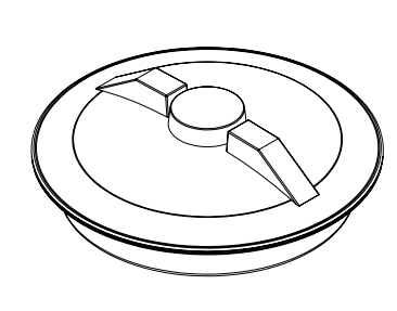 8" Lid With Air Vent | 60002