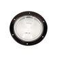4" Clear Inspection Plate with Black Rim | DP40-BC