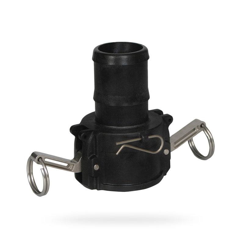 Polypropylene Female Camlock x Hose Barb