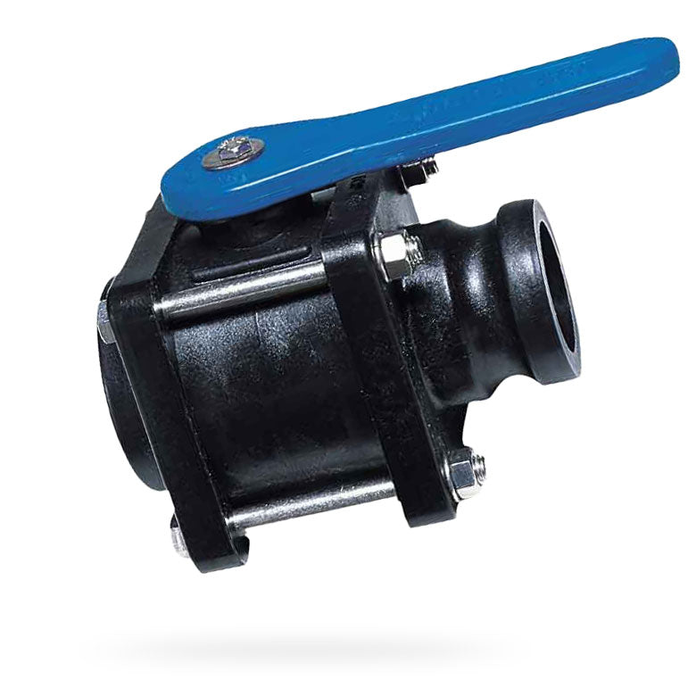 2" Full Port Female x Male Coupler Compact Bolted Ball Valve (Blue) | 62314
