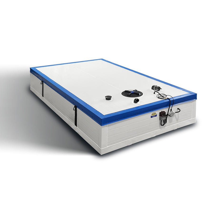 Heavy-Duty heated and insulated low-profile holding tank