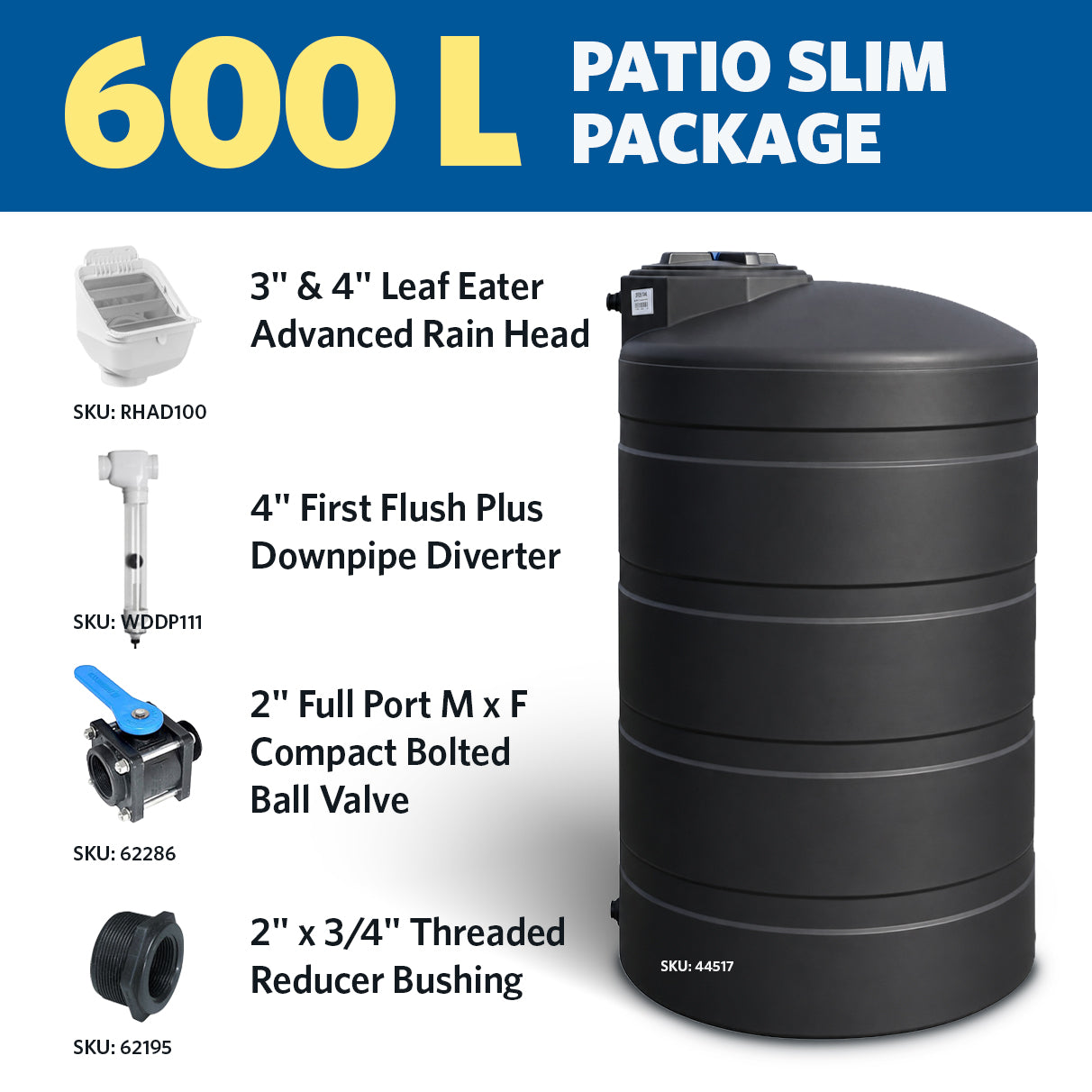 RainKit: Patio Slim Package