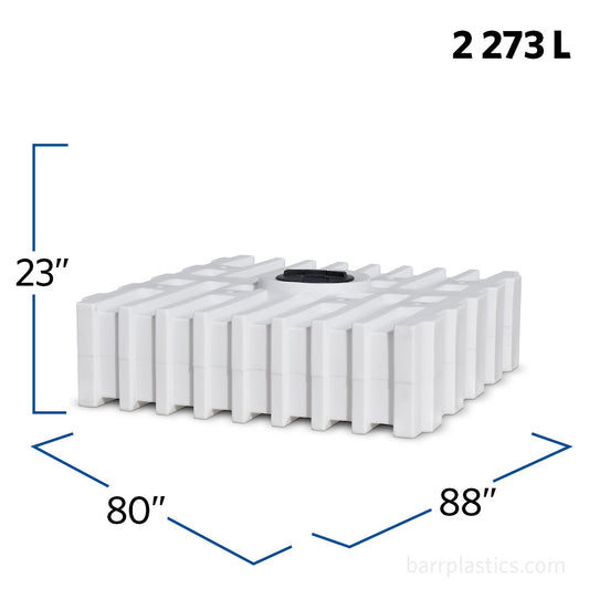 600 Gallon Low Profile Water Tank | LP-505A