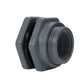 1/2" PVC/VITON Standard Flange Bulkhead Fitting Socket x Thread | BFA1005CFS