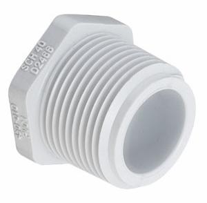2" SCH40 PVC  Polypropylene Threaded Pipe Plug | 450-020