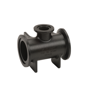 2" Full Port Flanged Tee x 1" Flanged Tee | M220100TEE