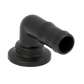 1" Flange X 1" 90° Hose Barb Elbow | M100BRB90