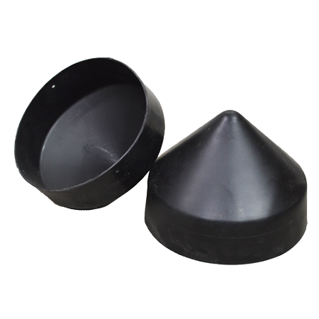 Polyethylene Round Pile Caps - Cone Top