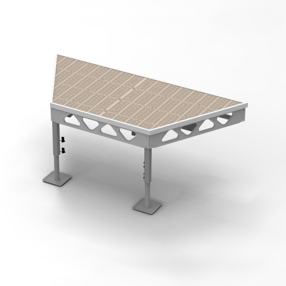 Complete Aluminum Hexagonal Standing Dock Kits