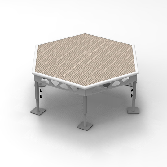 Complete Aluminum Hexagonal Standing Dock Kits