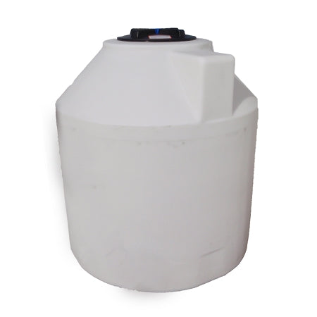 Single Vertical Plastic Storage Tank White