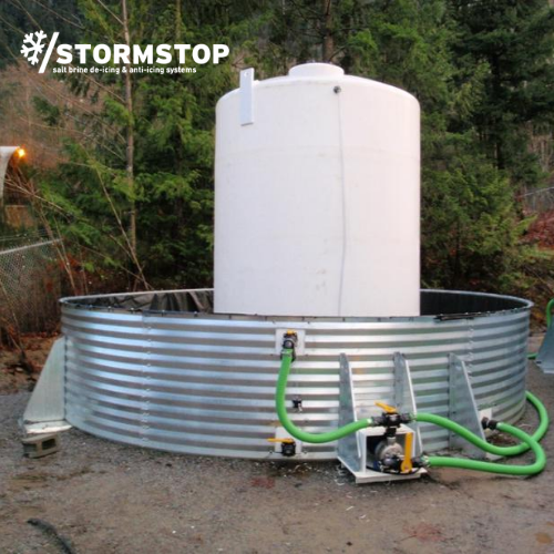 A durable, moveable Brine Storage Tank & Containment System from BARR