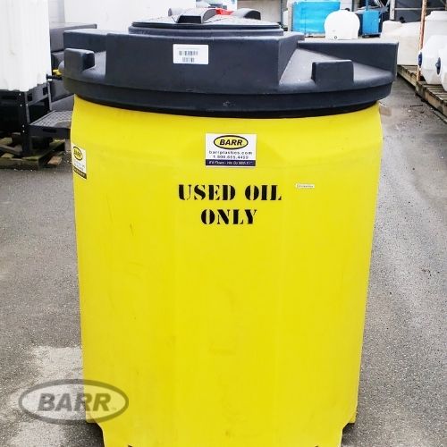 Double Walled Used Oil Containment Tanks at BARR Plastics